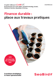 Guide SeaBird Finance durable Data ESG Couverture