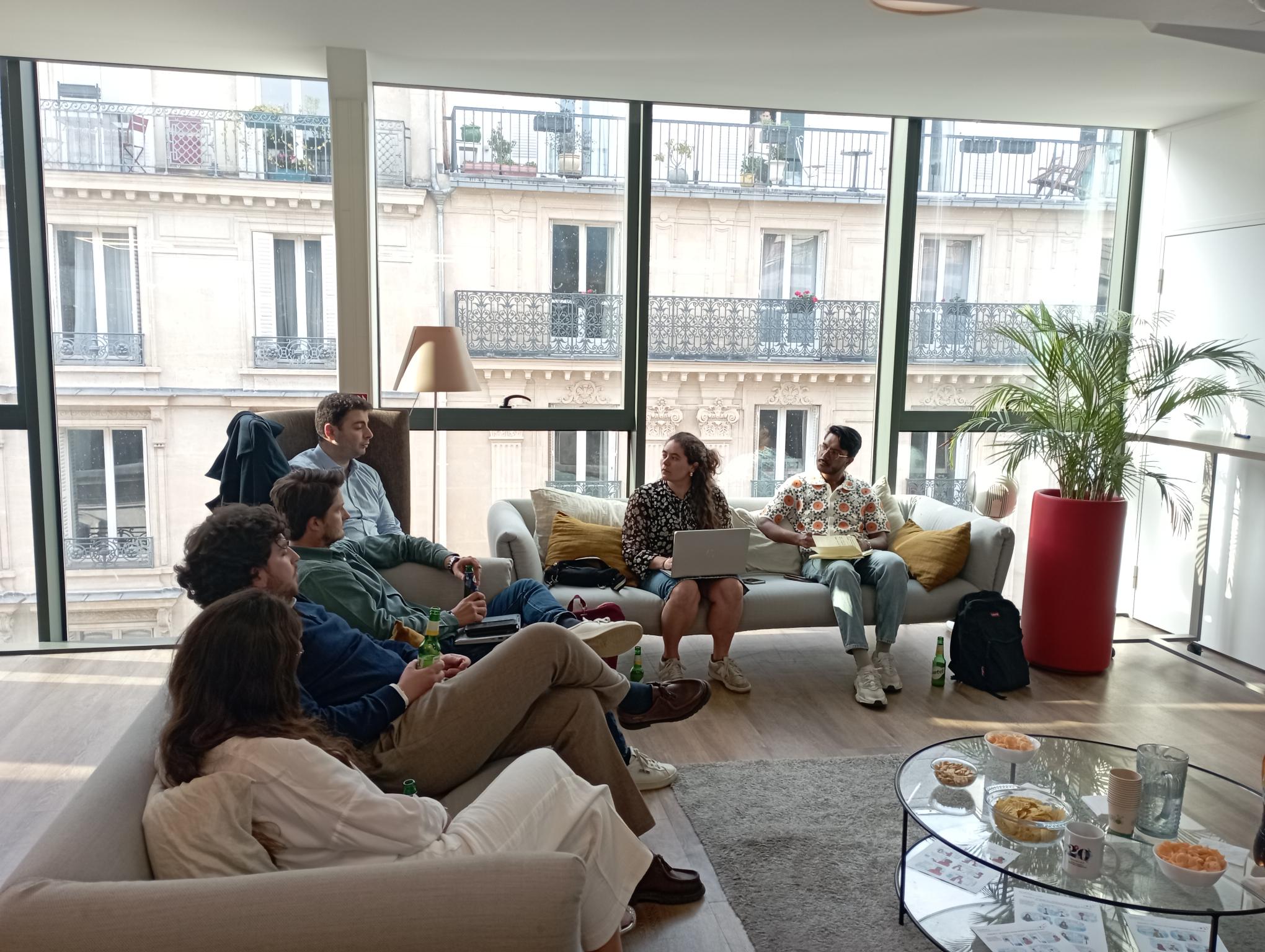 Réunion entre les mentors du programme égalité des chances
